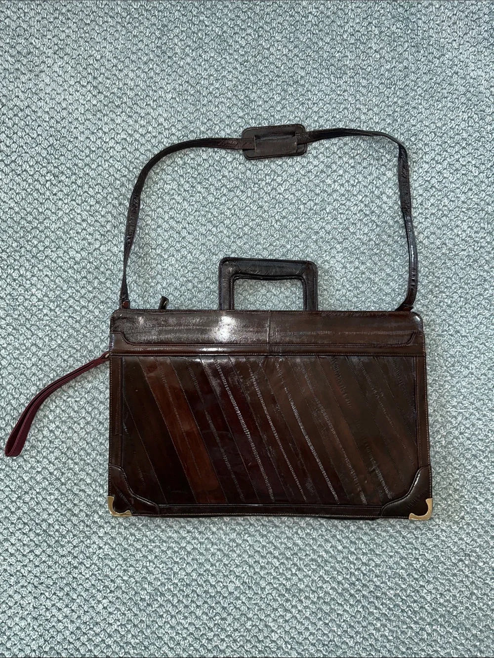 Vintage Eel Skin Bag from Korea